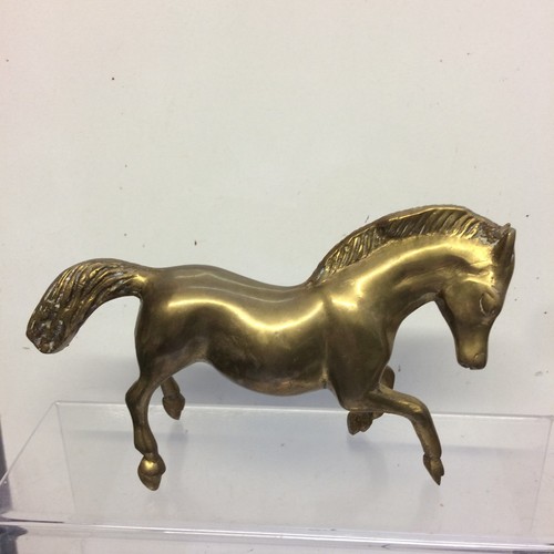 Brass horse figurine - figurine, /