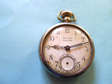 Westclox Pocket Ben Nickel Gents Pocket Watch..Dated 1941  Fully Working.. TLC..
