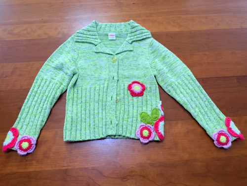 Cakewalk girls green knit - green,