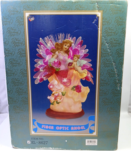 Fiberoptic angel figurine - fiberoptic,