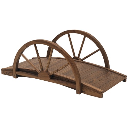 Outsunny wooden garden - garden, bridge