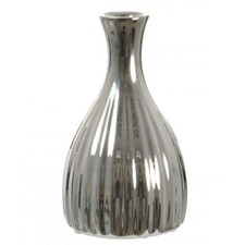 Silver mirrored bulb - silver, bud