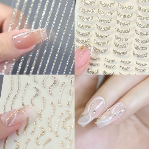 Nail art stickers glitter - stickers,