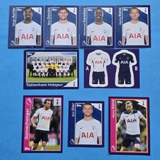9 TOTTENHAM Merlin 2018 Premier League Unpeeled Stickers Topps KANE SPURS