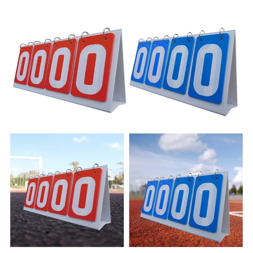 Tabletop flip scoreboard - flip,