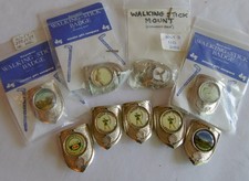 x9 Souvenir WALKIING STICK BADGE Bundle (Scotland/Robin Hood)