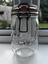Vintage La Parfait Super Kilner preserve Jar 17.5cm tall Brand New Silicone Seal