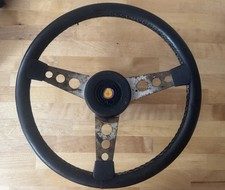 Astrali steering wheel Classic Retro Vintage Racing Cars with emblem on boss