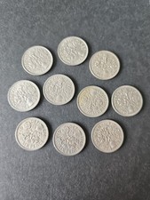 Sixpence coins queen - coins,