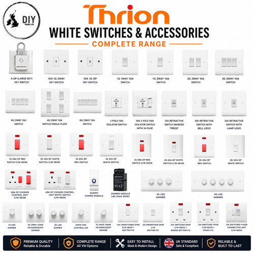 Thrion white light switch - light,