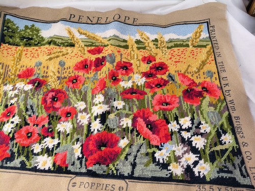 Vintage completed tapestry - vintage,