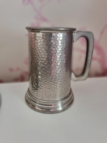 Lion pewter glass bottom - lion,