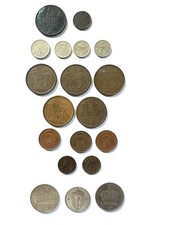 Norway - 1914/30 King Haakon VII; 1959/88 - King Olav V; 1kr-1 Øre (19 coins)