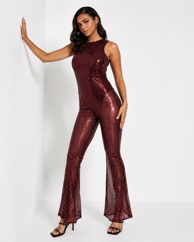 Saw first burgundy sequin - i,