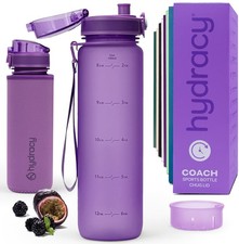 Hydracy Water Bottle with Time