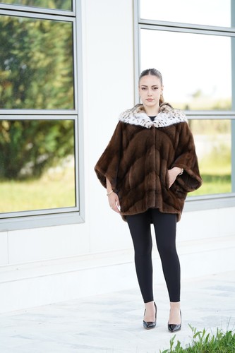 Luxury mink fur jacket - mink,