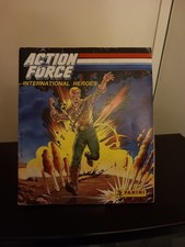 Action Force 1987 Panini sticker album, complete.