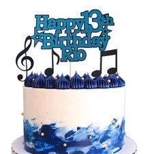 Music Cake Topper Birthday