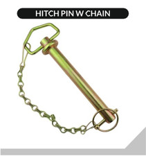 Hitch Pin with Chain and Linch