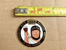 Motorcycle Rally Badge, Icknield MCC, Bacchus Rally, 1984