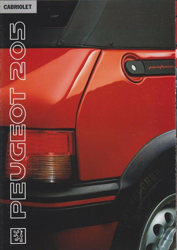 Peugeot 205 cabriolet cti - 205, cj