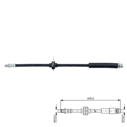 Rear brake flexi hose pipe - rear,