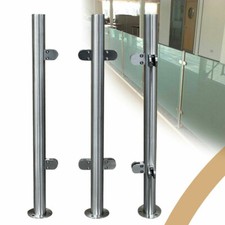 Balcony Pool Glass Panel Balustrade Railing Glazing Posts Stainless Steel Post