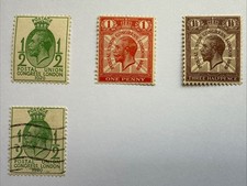 1929  POSTAL UNION CONGRESS  Three Mint One Used Stamps