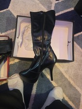 Pleaser High Heel Stiletto Platform Knee Boots Ladies Delight 2000