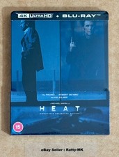 HEAT - UK EXCLUSIVE 4K UHD + BLU RAY STEELBOOK - NEW & SEALED