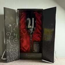 Hand Painted 21 Glass by Tallula Brand New Box Damaged Never Used