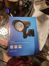 Outdoor Dummy Fake LED Flashing Security Camera CCTV Surveillance