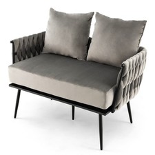 Seater velvet sofa loveseat - velvet,