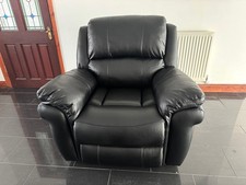 Faux Black Leather Manual Recliner Chair By Wayfair Lark Manor