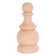 Wooden Finial Decor Unfinished