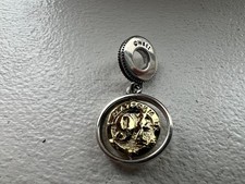 Pandora Harry Potter Platform 9 3/4 Hedwig Spinning Dangle Charm Sterling Silver