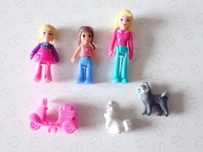 Polly Pocket spares 3 dolls