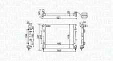 RADIATOR ENGINE COOLING FITS