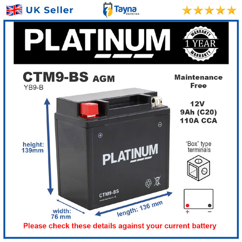 Ctm9 platinum agm - platinum,