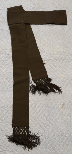 Used black cassock belt - used,