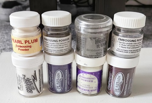 Job lot embossing powders - embossing, x