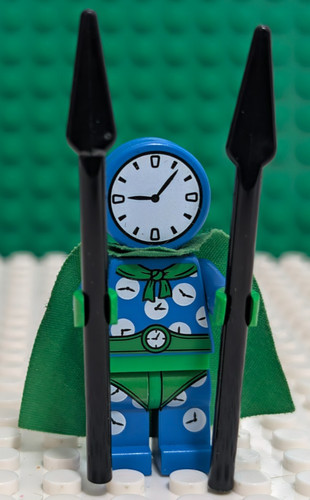 Lego minifigure lbm clock - lego,