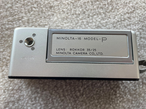 Minolta model mini camera - model-,