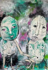 Original Outsider Art figures