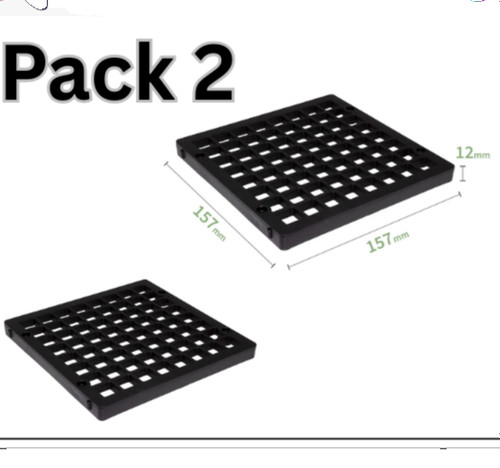 Underground square hopper grid - square,