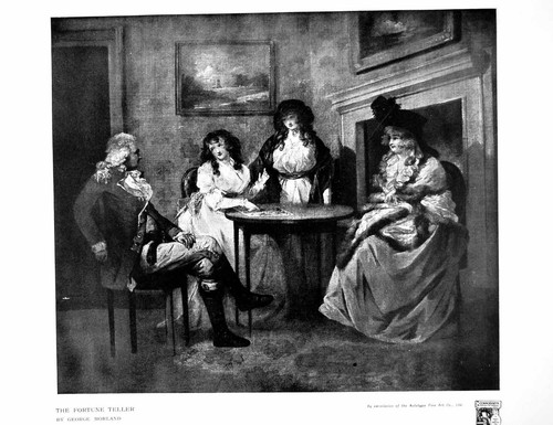 Antique old print the fortune - the,