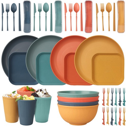 48pcs unbreakable dinnerware - 48pcs,