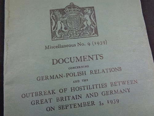 Ww2 documents - ww2, (1939)