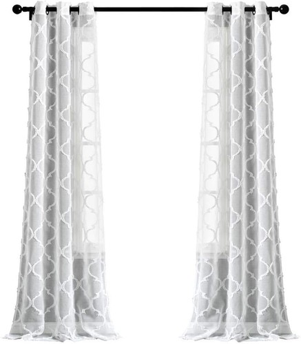 Window curtain white avon - white,