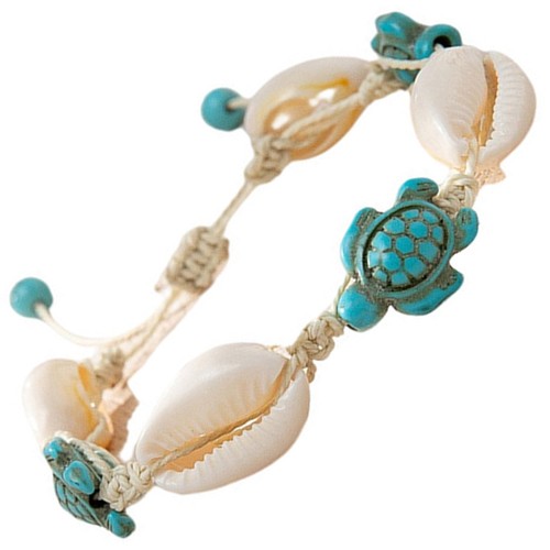 Bohemian shell anklet for - bohemian,